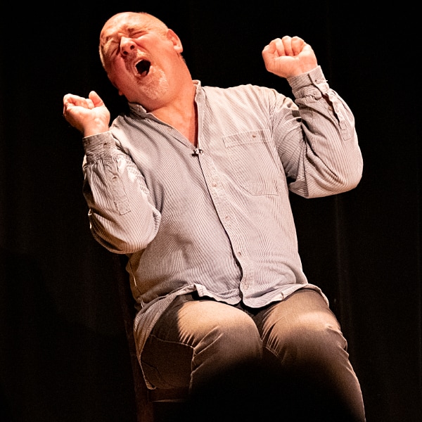 Guy Masterson in A Christmas Carol - image by Peter Mould